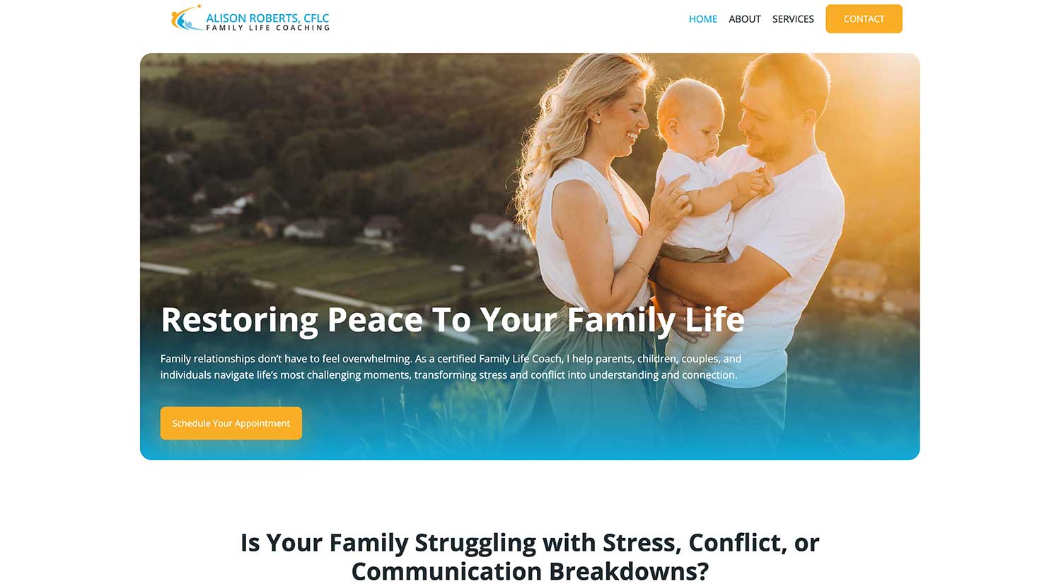 home page